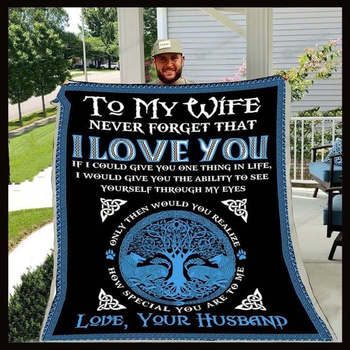 Personalized Viking Couple Blanket You Are My Best Viking My Soulmate for Valentine