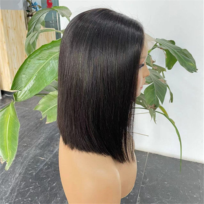 4x4 Lace Closure Straight Bob Wigs for Black Women