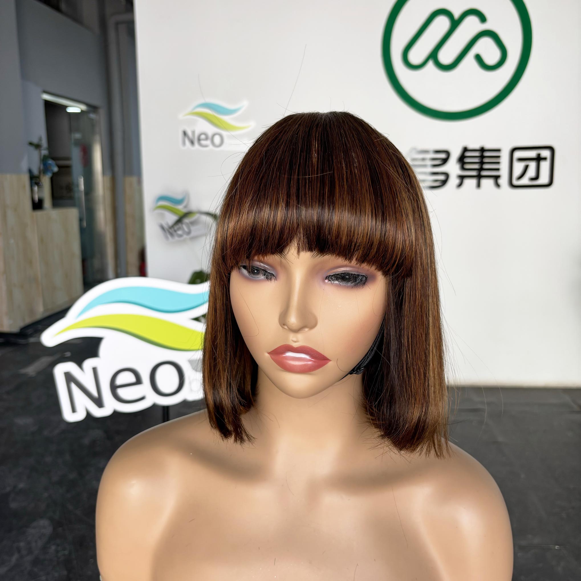 fringe bob wig human hair