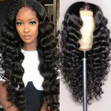 Neobeauty Hair Brazilian Loose Wave Lace Front Wigs 13x4 Human Hair Wigs 250% Density