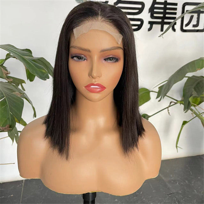 4x4 Lace Closure Straight Bob Wigs for Black Women