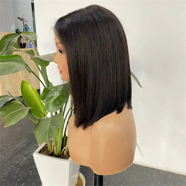 4x4 Lace Closure Straight Bob Wigs for Black Women