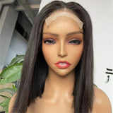 4x4 Lace Closure Straight Bob Wigs for Black Women