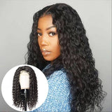 Neobeauty Hair Deep Wave Human Hair Wigs 4x4 Lace Closure Wigs