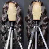 Neobeauty Hair Body Wave Transparent Lace Wig 6*6 HD Lace Closure Wigs Human Hair Deep Part Lace Closure Wigs
