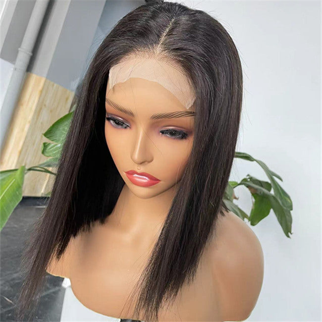 4x4 Lace Closure Straight Bob Wigs for Black Women