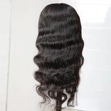 Neobeauty Hair Body Wave Hair Machine Made Wig Glueless Wig with Bangs