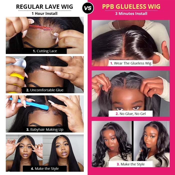 Neobeauty Hair Body Wave HD Lace Wig Human Hair 13x4 Invisible Lace Wig Pre Cut Glueless Lace Wigs