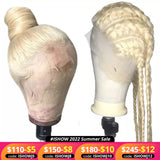 Blonde Full Lace Human Hair Wigs HD Transparent 613 Lace Frontal Wig Pre plucked Straight Blonde Lace Front Wig For Women