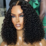 Kinky Curly Neck Length 5x5 Undetectable Glueless Lace Wig | Natural Hairline
