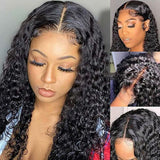 Neobeauty Hair Deep Wave Hair Lace Closure Wig 6x6 Deep Part Lace Closure Wig 100% Human Hair Wigs