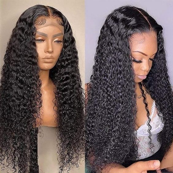 Neobeauty Curly Hair 6x6 Closure Wig Deep Part Glueless Lace Human Hair Wigs Pre Plucked with Baby Hair