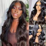 Neobeauty Hair Afforadble U Part Wig Body Wave Human Hair Wigs for Women Glueless on Sale