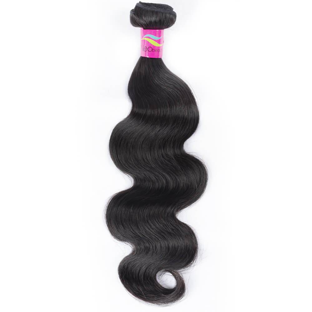 1PC of Body Wave Brazilian Hair Bundles 8inches to 40inches Natural Black - Neobeauty Hair