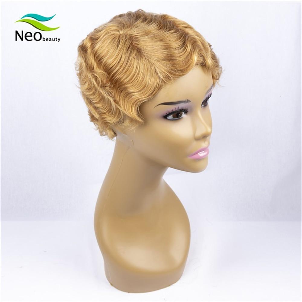 Affordable Short Nuna Finger Wave Wig For Black Women - Neobeauty Hair