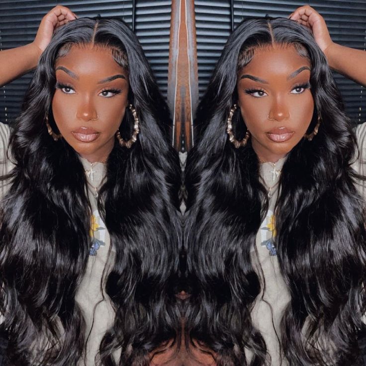 Neobeauty Hair Body Wave Human Hair Lace Front Wigs Transparent Lace Wig Upgrade 200% Density Human Hair Wigs