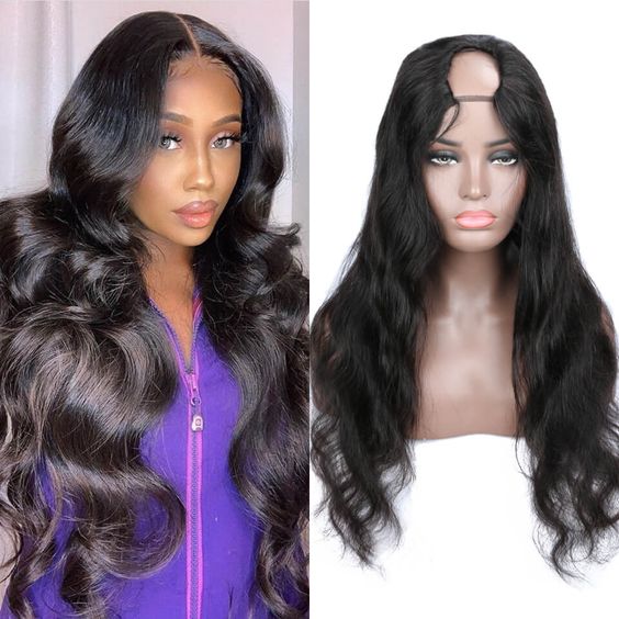 Neobeauty Hair Afforadble U Part Wig Body Wave Human Hair Wigs for Women Glueless on Sale