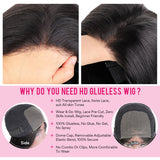 Neobeauty Density 150% Loose Deep Wave Wig 4x4 Glueless Lace Wig HD Lace Closure Wig