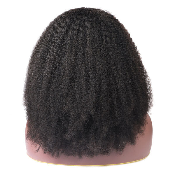 Curly Hair Wig Afro Curly Machine Made Wig Glueless Wig with Bangs Neobeauty 150% Density