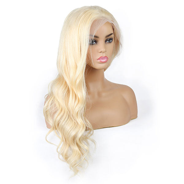 Density 150% Human Hair 613 Wig 13x6 Lace Frontal Wig Body Wave Wig Blonde Color
