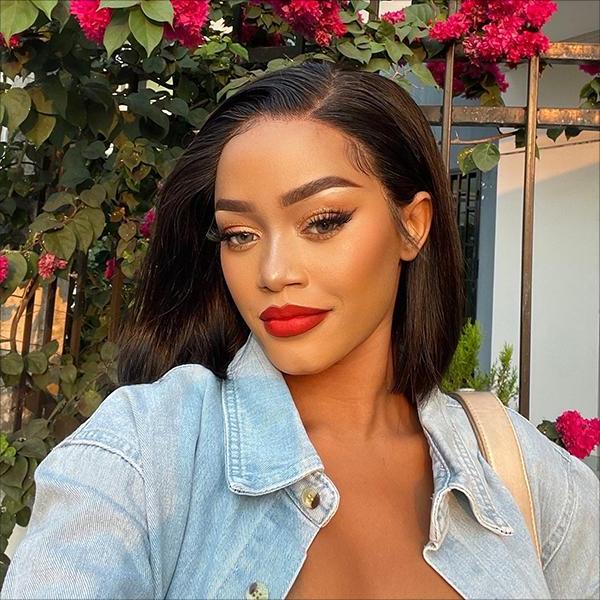 Super Natural Side Part Glueless Minimalist  ILace Bob Wig Fits All Face Shapes