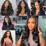 Neobeauty Hair Wigs Glueless Invisible HD Lace Pre Plucked Super Full Closure Body Wave Wigs Melted Match All Skin Color