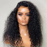 Glueless Undetectable Invisible Lace Water Wave 13x4 Frontal Lace Wig | Real HD Lace 150% Density