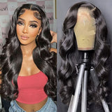 Neobeauty Hair Glueless Human Hair Wigs Body Wave Lace Front Wig HD Transparent 13x4 Lace Frontal Wigs
