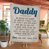 To Daddy Or To Husband Fleece You are My Life Blanket Fathers Day Blanket Luxury Blankets for Bedding Sofa and Travel