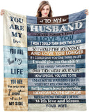 To Daddy Or To Husband Fleece You are My Life Blanket Fathers Day Blanket Luxury Blankets for Bedding Sofa and Travel