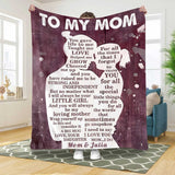 Dear Mom - From Son - Personalized Giant Love Letter Blanket