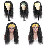 Neobeauty Hair Water Wave Headband Wig Human Hair None Lace Front Wigs Headband Human Hair Wigs