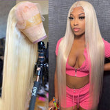 Neobeauty Hair 613 Straight Hair 13x6 Lace Frontal Wig Blonde Lace Front Wig Human Hair