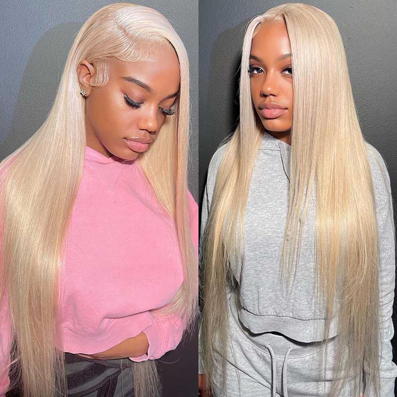2# Live Products Neobeauty Density 150% Blonde Human Hair Wigs 13x6 Lace Frontal Wig 613 Straight Hair