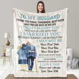 To Daddy Or To Husband Fleece You are My Life Blanket Fathers Day Blanket Luxury Blankets for Bedding Sofa and Travel