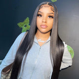 1# Live Products Neobeauty 4x4/13x4 Transparent Lace Wigs Human Hair Straight Wigs For Sale