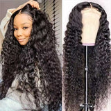 Neobeauty Hair Transparent Lace Wig Deep Wave 5*5 HD Lace Closure Wigs Virgin Hair Deep Part Lace Closure Wigs