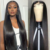 38 Inch Straight Human Hair Wig Brazilian Hair 4x4 Lace Closure Wig for Black Women Neobeauty 150% Density