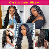 Neobeauty Density 150% 13x4 Lace Front Wig Loose Deep Wave HD Lace Wig Real Human Hair