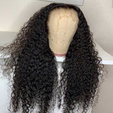 Neobeauty 13x4 HD Transparent Lace Front Human Hair Wigs Malaysian Jerry Curly Frontal Wigs