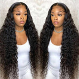 Neo Beauty hair HD Skin Melt Invisible Lace Deep Wave 13x4 Glueless Lace Wigs 150%