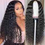 Neobeauty 250% Density Hair Deep Wave Glueless Human Hair Wig Transparent Lace Deep Curly Hair Pre Plucked 13x4 Lace Front Wigs