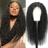 Neobeauty Natural 4x4 Lace Closure Wigs Kinky Curly Human Hair Wigs