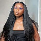 VRBest Affordable 4x4 Lace Closure Wigs Kinky Straight  Wigs