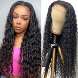 Neobeauty Fashion 4x4 Lace Closure Wigs Water Wave Human Hair Wigs