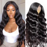 Neobeauty Hair Body Wave Lace Front Wig Swiss Lace Human Hair Wigs Pre Plucked 4x4 Lace Closure Wig 180% density