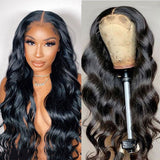 Neobeauty Smooth 5x5 Lace Closure Wigs Body Wave Human Hair Wigs
