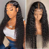 Neobeauty Curly Hair 6x6 Closure Wig Deep Part Glueless Lace Human Hair Wigs Pre Plucked with Baby Hair