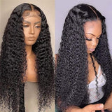 Neobeauty Curly Hair 6x6 Closure Wig Deep Part Glueless Lace Human Hair Wigs Pre Plucked with Baby Hair