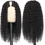 Neobeauty Density 150% Deep Wave V part Human Hair Wigs Thin Part Wig ?HD Lace Virgin Hair Wig